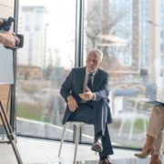 Business video production - studio shoot