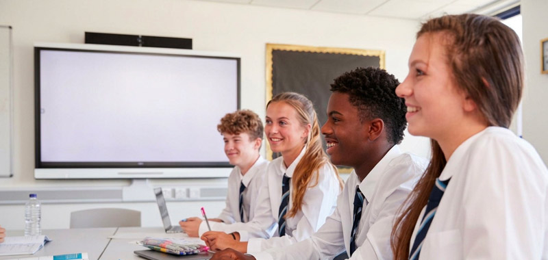 Professional school video production featuring a high school campus overview and student interviews by Zebra Vision.